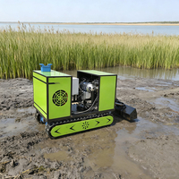 Système de robot de désagglomération subaquatique télécommandé pour le traitement des boues accumulées dans les canalisations souterraines et les conduites d'égouts