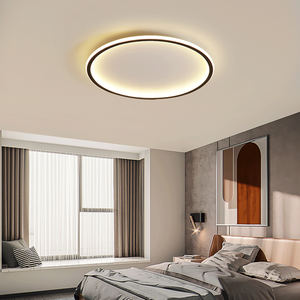 Lámpara de techo LED minimalista moderna ultrafina para dormitorio, sala de libros, pasillo, balcón, cubierta acrílica y base de hierro - Product Image 2