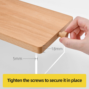 Tai Le Thạc sĩ văn phòng Acrylic lưu trữ Rack với gỗ Máy tính để bàn thang hiển thị Giày hiển thị live streaming sản phẩm trình bày - Product Image 4