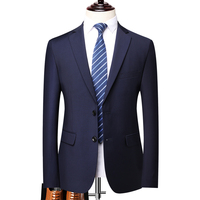 Veste de costume noire sur mesure de haute qualité, moderne, unie, haute couture, pour homme, style italien haut de gamme, pour affaires