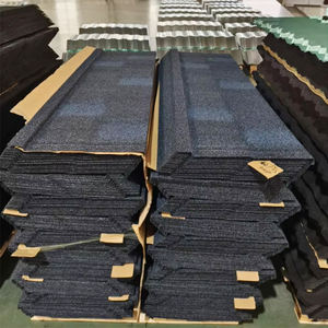 Venta caliente 200000 piezas a África Black Shingle D <span class=keywords><strong>ECRA</strong></span> Sheet Stone Coated Metal Roofing Tejas - Product Image 4