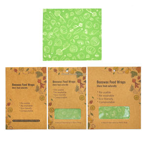 Involucro di <span class=keywords><strong>cera</strong></span> d'api riutilizzabile ecologica biologica senza plastica sostenibile - Product Image 3