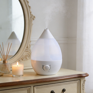Humidificateur ultrasonique électrique, diffuseur d'huiles essentielles, stérilisation, LED à changement de couleur, capacité de 3-5L, commande par bouton pour le bureau - Product Image 3