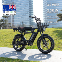 Vélo Électrique Urbain Tout-Terrain pour Femmes Latvija KOOLUX X9 PRO 48V Freins Hydrauliques 25KM/H Homologué TUV DOC