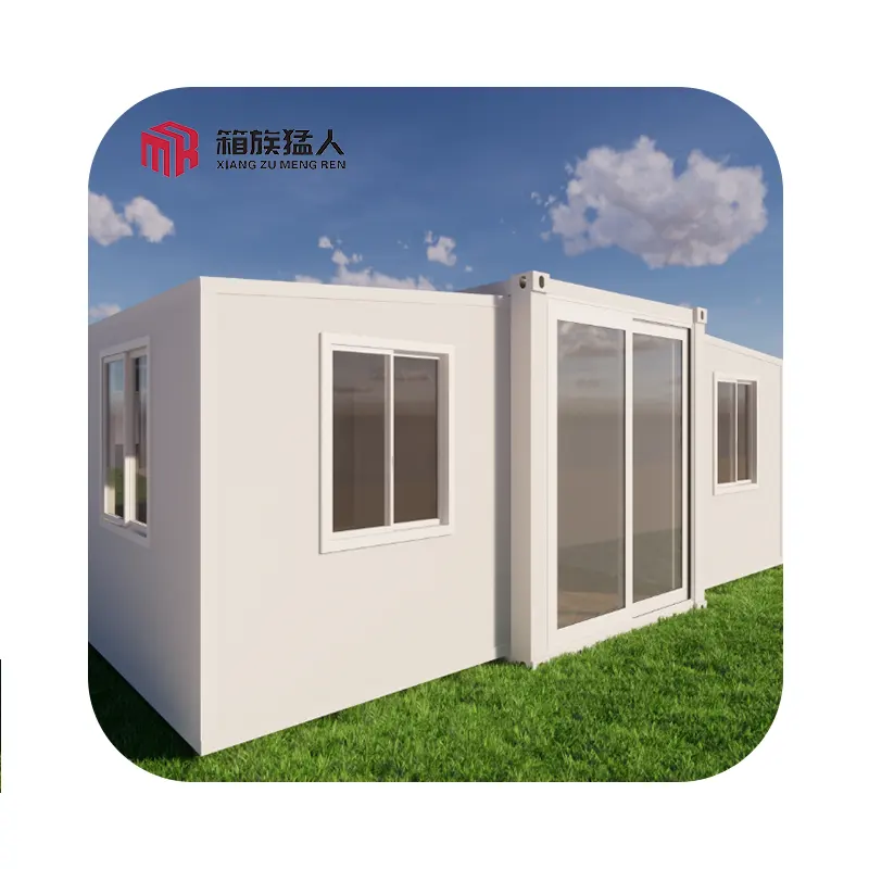 Diskon desain baru Tiongkok rumah kecil 2 3 kamar tidur untuk rumah kontainer yang dapat diperluas Prefab bergerak hidup
