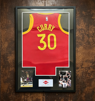 Cadre photo en bois massif MDF avec boîte à ombre en plexiglas avec protection UV pour maillot de baseball, football, soccer, sport