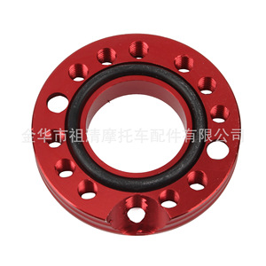 Ajusteur de collecteur d'admission en aluminium Zuqing CA125 rouge pour interface de carburateur de moto tout-terrain - Product Image 2