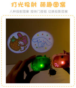 Dessin animé mignon brillant Mini caméra jouet Silicone porte-clés sac tentures PVC voiture clé pendentif petit cadeau en gros anneaux décorations - Product Image 4