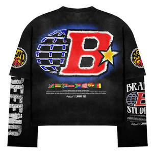 Latest Design <b>Top</b> Trendy Sweatshirts High Quality Hot Sale Fashionable Winter Warm <b>Men</b> Clothing Sweatshirt Made In Pakistan - Product Image 3