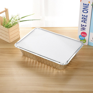 Recipiente de Alumínio de Grau Alimentício de 1100ML, Caixa de Almoço para Transporte com Tampa de Papelão - Product Image 5