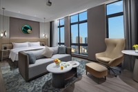 SHIYI Fairmont Hotel by Accor Hôtel 5 étoiles Cadre de lit de style nordique Table canapé chaise lit Queen Size Ensemble de meubles d'hôtel commercial