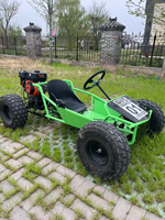 Go Kart Eléctrico Tipo Dune Buggy con Transmisión por Cadena, 500W de Potencia y Velocidad Máxima de 40km/h para Niños, Carreras al Aire Libre