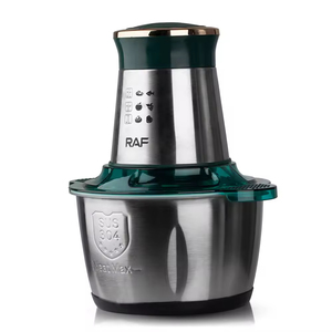 Hachoir à viande électrique multifonctionnel en acier inoxydable de 2 L, conforme aux normes européennes, pour la cuisine domestique - Product Image 3