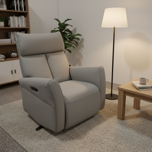 <span class=keywords><strong>Sillón</strong></span> Reclinable Eléctrico de Doble <span class=keywords><strong>Motor</strong></span> para Hogar Inteligente, de Cuero Genuino, para Oficina y Hogar, Incluye Cuero Genuino - Product Image 2