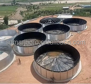 5,000 galon çelik su tankları oluklu sarnıç tankları yağmur suyu depolama için galvanizli Metal sarnıçlar ve tanklar - Product Image 4