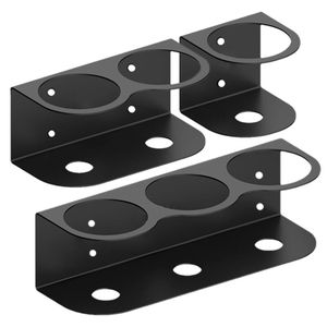 Wall <b>Mounted</b> <b>Spray</b> Bottle Holder Heavy Duty Metal Storage Rack Powder Coated For Garage Work Area Organizer - Product Image 1