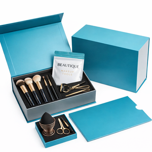 Customized Cosmetic Packaging Box Rigid Magnetic Closure Box with Custom Insert for Beauty <b>Set</b> Shiny Box OEM ODM Manufacturer - Product Image 5