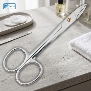 Produit très vendu, ciseaux à ongles en acier inoxydable à lame droite avec pointe acérée pour les soins de beauté, adultes, poignée ronde durable - Product Image 2