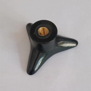 Poignées de serrage triangulaires en <span class=keywords><strong>plastique</strong></span> ABS à trois bras avec boutons filetés pour armoire, tiroir, penderie - Design moderne certifié ISO 9001 - Product Image 4