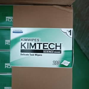 Lingettes de nettoyage délicates Kimtech, 280 feuilles par boîte, <span class=keywords><strong>Kimberly</strong></span> <span class=keywords><strong>Clark</strong></span>, sans peluches, antistatiques - Product Image 1