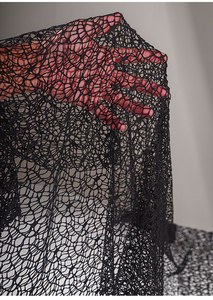 ชุดเดรสตาข่ายสุดสร้างสรรค์แบบ <span class=keywords><strong>DIY</strong></span> ตะขอตาข่ายขนาดใหญ่เนื้อผ้ายืดหยุ่นได้เล็กๆน้อยๆสำหรับตกแต่งเสื้อ<span class=keywords><strong>ผ้า</strong></span>แบบไม่สม่ำเสมอ - Product Image 6