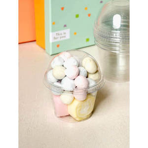 260ml Dessert Cup Couvercle Set Jetable 5P Couvercle Set pour Tasses - Product Image 1