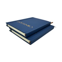 Carnets en cuir PU personnalisés en gros, estampage à chaud en feuille d'or, papier offset, cahier d'exercices, carnet relié, impression de carnets