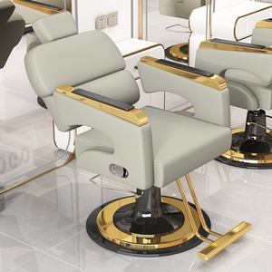 Professional Barber Shop Salon Massage Waiting Hydraulic Reclining Hair Cutting Chairs Adjustable Rotating Hair Salon Chair - Product Image 2