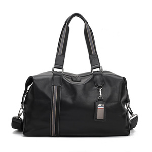 Genuine Cowhide Leather Duffel <b>Bag</b> Large <b>Weekender</b> Capacity Travel Crossbody Gym Handbag Gym Duffel Short Trip - Product Image 2
