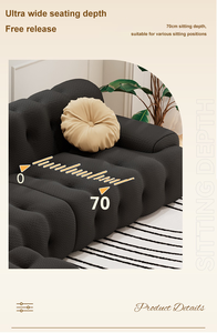Juego de sofás para muebles de sala de estar Sofá moderno 2024 Sofá seccional en forma de L - Product Image 2