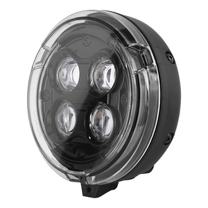 Conjunto de Faro Delantero LED Redondo TCMT Compatible con <span class=keywords><strong>Honda</strong></span> CMX1100 2021-2026, Nuevo <span class=keywords><strong>Rebel</strong></span> 1100 CMX, Reemplazo de Faro Delantero, Conexión Plug&Play - Product Image 4