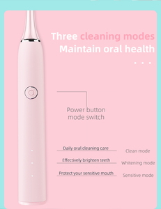 Spazzolino elettrico sonico per adulti con 3 modalità di spazzolamento ricaricabile tramite USB - Product Image 5