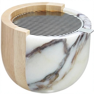 Brûleur d'encens élégant en résine de luxe, parfum Oud arabe, aromatique toutes saisons, nouvelle décoration d'intérieur, modèle Empire Exports - Product Image 1