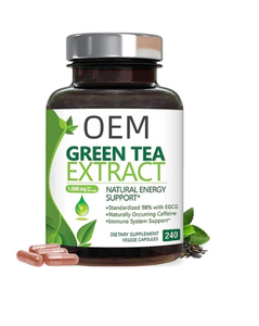 Oem Gezondheid Voedingssupplement Groene Thee Extract Capsule Ondersteunt Hart Gezondheid En Energie Niet-Gmo Vitaminen - Product Image 1