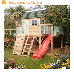 Casita de Juegos Infantil de Madera de la Mejor Calidad 2017, Ecológica, para Exterior, Promoción de Almacén - Product Image 1