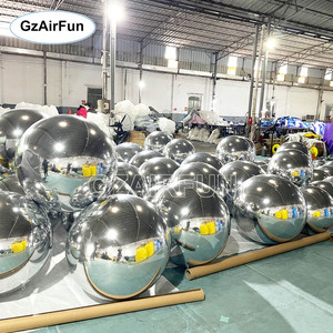 Prix de <span class=keywords><strong>gros</strong></span> Ballons gonflables géants métalliques brillants Big Advertising Inflatables Boule miroir décorative - Product Image 3