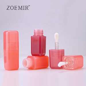 Rossetto di plastica vuoto quadrato senza Lusterless, Logo personalizzabile, contenitore rossetto facile da trasportare - Product Image 4