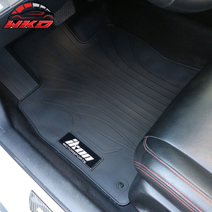 Alfombrillas de látex para coche Honda Civic 2016-2021, alfombras grises para todo tipo de clima, 5 piezas, estilo IKON, impermeables - Product Image 6
