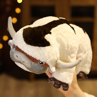 Peluche Appa de 22 pouces, figurine en peluche, animaux 3D, oreillers, jouets Appa vache, poupée douce pour la décoration de la maison, cadeau