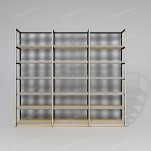 Estante de Exhibición Ligero de Metal y Madera <span class=keywords><strong>Miniso</strong></span> para Accesorios Móviles, Joyería, Boutique, Tienda de Mascotas, Papelería y Regalos - Product Image 3