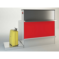 Bureau d'accueil de l'aéroport personnalisé de haute qualité en acier inoxydable Bureau d'enregistrement de l'aéroport à vendre