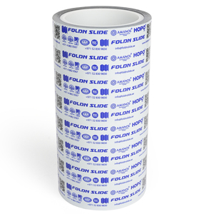 <span class=keywords><strong>Film</strong></span> de protection de surface en polyéthylène noir et blanc imprimé, largement utilisé pour les profilés en aluminium - Product Image 2