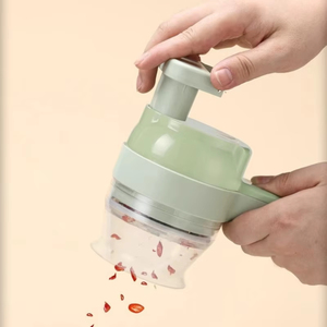 Juego de Cortador de Verduras Eléctrico 5 en 1, Procesador y Picador de Alimentos Inalámbrico, Recargable y Portátil para Pimientos, Ajo y Carne - Product Image 4