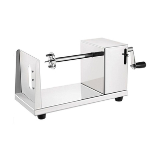Nouvelle machine manuelle en acier inoxydable pour la préparation <span class=keywords><strong>de</strong></span> pommes <span class=keywords><strong>de</strong></span> <span class=keywords><strong>terre</strong></span> en spirale, pour usage commercial, domestique et en usines <span class=keywords><strong>de</strong></span> transformation des légumes - Product Image 3