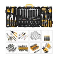Kit d'outils de réparation de voiture 124 pièces en gros embouts de tournevis clés à douilles boîte à outils complète pour diverses occasions d'entretien