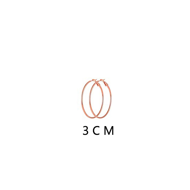 3cm rose gold