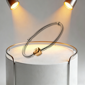 Pulseras y Brazaletes de Plata de Ley 925 Originales con Dijes de Corazón, Cuentas y Cadenas de Serpiente para Mujer, Joyería de Lujo DIY en Oro Rosa - Product Image 6