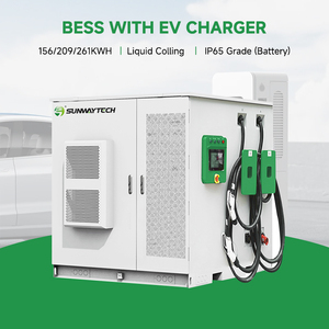 Armoire de recharge solaire intelligente pour véhicules électriques avec capacité de batterie modulaire de 87 kWh à 1,5 MWh - Product Image 1