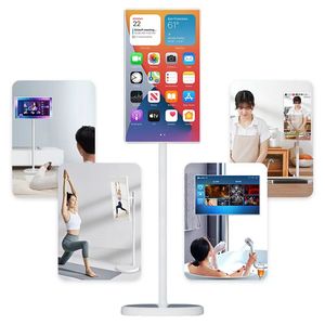 Portable Display 21.5 Inch <b>Tv</b> With Stand White Advertising Smart Touch Screen Lcd Player Movable Portable Display - Product Image 5