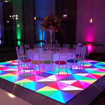 Disco party 1*1 metro DMX RGB led dance floor per attrezzature dj dancer tiles disco show wedding Christmas lights bar night club